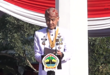 Gubernur Jateng Ganjar Pranowo Pimpin Upacara HUT RI di Kota Semarang, Ganjar Pamitan