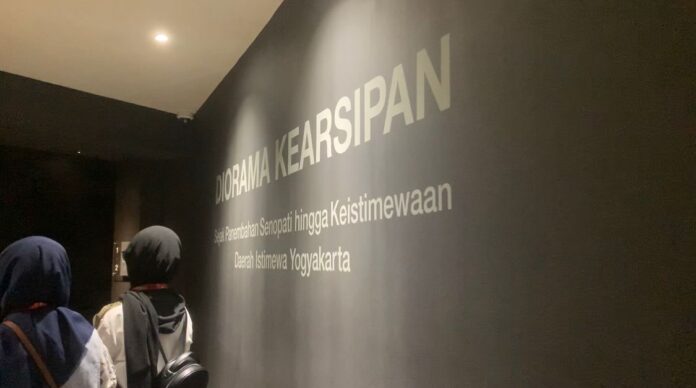 Pintu Masuk Diorama Arsip Jogja (Foto : Dokumentasi Pribadi)