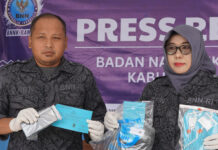 Press Release BNN Bantul tentang Penyalahgunaan Sabu (Foto : Pemkab Bantul)