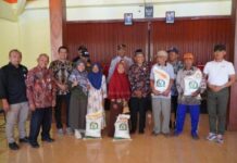 Penerimaan Bantuan Cadangan Beras ( Foto : Pemkab Gunungkidul )