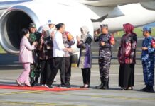 Presiden Jokowi Tiba di Balikpapan, Hadiri Nusantara TNI Fun Run di IKN