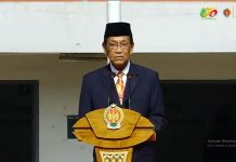 Sri Sultan Hamengku Buwana X, Gubernur DIY, saat menyampaikan pidato pada Peringatan Hari Jadi ke-270 Daerah Istimewa Yogyakarta
