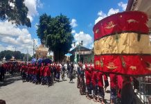 Keraton Yogyakarta menggelar tradisi Garebeg Sawal di Masjid Gedhe Kauman pada Senin (31/3/2025), menghadirkan suasana sakral dan meriah. (Foto: Ist)