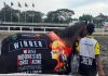 Sejumlah kuda pacu turut ambil bagian dalam ajang BNI Indonesia’s Horse Racing Triple Crown Seri 1 & Pertiwi Cup 2025 yang berlangsung di Lapangan Pacuan Kuda Stadion Sultan Agung, Bantul, pada Minggu (20/4/2025). - Foto: Ist