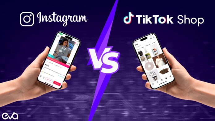 Ilustrasi TikTok Shop vs Instagram Store (Foto: Google)