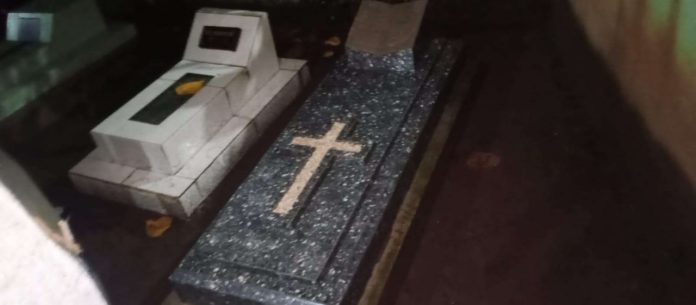 Perusakan makam di Sewon, Bantul (Foto: Ist)