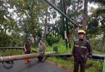 Jalan Dekso-Samigaluh ditutup sementara (Foto: Ist)