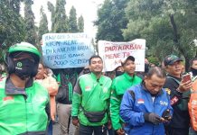 Pengemudi Ojol Gelar Aksi Besar-Besaran, Siapkan 5 Tuntutan ke Pemerintah Potret Demo Ojek Online (Foto: Ist)