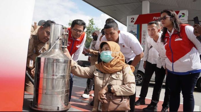 Pengecekan takaran BBM di salah satu SPBU di Kabupaten Sleman, Senin (19/5/2025).(Foto: Pertamina Patra Niaga) Pengecekan takaran BBM di salah satu SPBU di Kabupaten Sleman, Senin (19/5/2025).(Foto: Pertamina Patra Niaga)