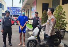Polres Bantul berhasil mengamankan NA (18), alias Dobleh, tersangka duel maut yang menewaskan ASP (17) di Jalan Bawuran, Pleret, Bantul (Foto: Polres Bantul)