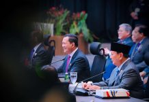 Presiden Prabowo Subianto ketika menghadiri sesi pleno di KTT ASEAN ke-46 di Kuala Lumpur, Malaysia, Senin (26/5/2025). Ia mengusulkan Papua Nugini (PNG) masuk keanggotaan ASEAN (Foto: Biro Pers Setpres)