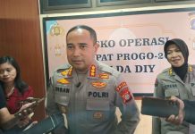 Kabidhumas Polda DIY Kombes Polisi Ihsan ketika menjawab pertanyaan awak media, Selasa (27/5/2025) siang, terkait insiden kecelakaan maut yang menewaskan mahasiswa FH UGM. (Foto: Ist)