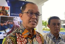 Sekretaris Daerah DIY Beny Suharsono pada Penyerahan Perangkat Radio DAB+ dan DRM kepada OPD dan Mitra Kerja RRI di DIY di Auditorium RRI pada Rabu (28/5/2025). (Foto: RRI)