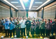 Sekda DIY, Beny Suharsono dalam acara Pemberdayaan Pelaku Usaha Daerah/UMKM/Masyarakat yang digelar di Eastparc Hotel, Sleman, pada Selasa (27/5/2025), oleh Badan Gizi Nasional. (Foto: Humas Pemda DIY)