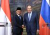 Pertemuan bilateral Menlu Sugiono dan Menlu Rusia, Sergey Lavrov, Selasa (17/6/2025) di Moskow, Rusia (Foto:Kemlu Rusia)