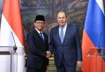 Pertemuan bilateral Menlu Sugiono dan Menlu Rusia, Sergey Lavrov, Selasa (17/6/2025) di Moskow, Rusia (Foto:Kemlu Rusia)