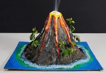 Ilustrasi Percobaan Sains Gunung Berapi (Foto: Istimewa)