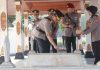 Prosesi ziarah ke TMP Kusumanegara, Senin (23/6/2025) pagi, yang dipimpin langsung Kapolda DIY Irjen Polisi Anggoro Sukartono dalam rangkaian peringatan Hari Bhayangkara ke-79. (Foto: Bidhumas Polda DIY)