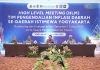 Gubernur DIY Sri Sultan Hamengku Buwono X pada High Level Meeting Tim Pengendalian Inflasi Daerah se-DIY, Selasa (24/06/2025) di Alana Yogyakarta Hotel & Convention Center. (Foto: Humas Pemda DIY)