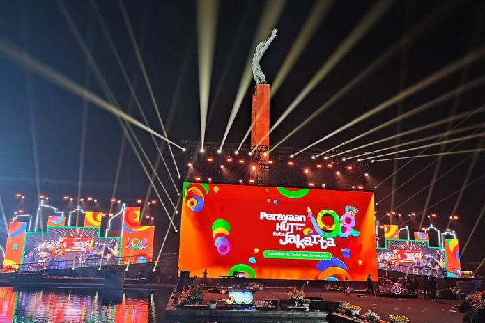 Malam Puncak HUT Jakarta di Lapangan Banteng (Foto: Istimewa)