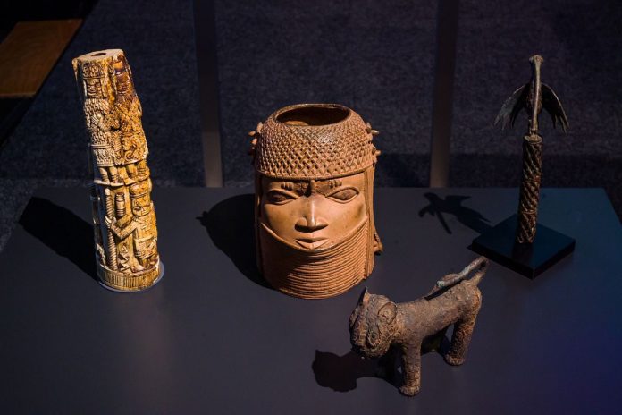 Koleksi patung Benin Bronze di Belanda (Foto: Leiden)