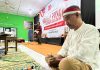 Menyambut Hari Ulang Tahun (HUT) ke-80 Republik Indonesia, warga Kecamatan Gondomanan, Yogyakarta, menggelar malam tirakatan yang khidmat di Balai Kecamatan (Foto: BeritaYogya)