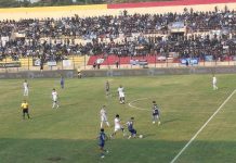 Pertandingan antara PSIM di Stadion Sultan Agung, Sabtu (16/8/2025) pekan lalu, menghadapi Arema. PSIM harus menerima sanksi Komdis PSSI karena adanya suporter yang kedapatan mendukung PSIM kala laga tandang di Stadion Gelora Bung Tomo, Surabaya. (Foto: Istimewa)