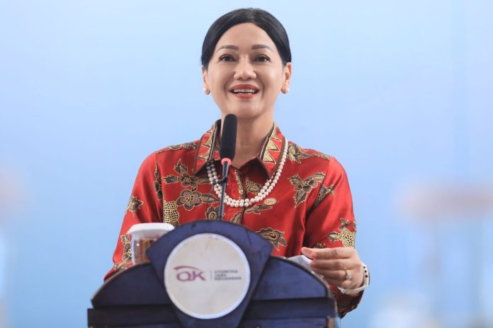 Kepala Eksekutif Pengawas Perilaku Pelaku Usaha Jasa Keuangan, Edukasi, dan Pelindungan Konsumen OJK Friderica Widyasari Dewi (DOKUMENTASI OJK) Kepala Eksekutif Pengawas Perilaku Pelaku Usaha Jasa Keuangan, Edukasi, dan Pelindungan Konsumen OJK Friderica Widyasari Dewi (DOKUMENTASI OJK)