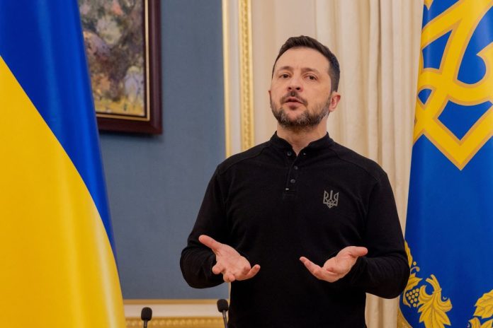 Presiden Ukraina Volodymyr Zelensky