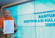 Peserta sertifikasi halal yang didukung oleh BRI Peduli(Dok BRI/ BRI Research Institute)