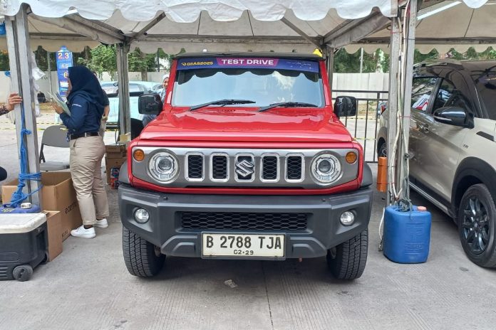Test drive Suzuki Jimny 5-pintu di GIIAS 2025 (Foto: Istimewa)
