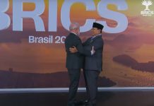 Tiba di arena KTT BRICS 2025, Presiden RI Prabowo disambut Presiden Brasil Lula. (YouTube Prabowo Subianto)(YouTube Prabowo Subianto)
