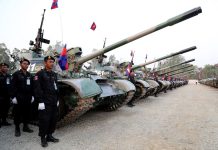 Ilustrasi militer Kamboja (Foto: AFP)