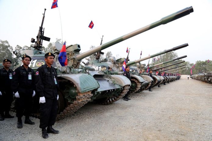 Ilustrasi militer Kamboja (Foto: AFP)