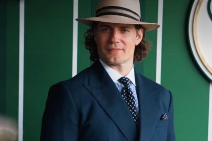 Henry Cavill mengenakan setelan Ralph Lauren saat menghadiri Wimbledon 2025 di Wimbledon, London, Inggris, pada Minggu (13/7/2025).(Dok. Instagram @ralphlauren)