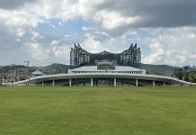 Wacana Moratorium IKN Memicu Perdebatan di DPR Istana Kepresidenan di Kawasan Inti Pusat Pemerintahan (KIPP), Ibu Kota Nusantara (IKN)