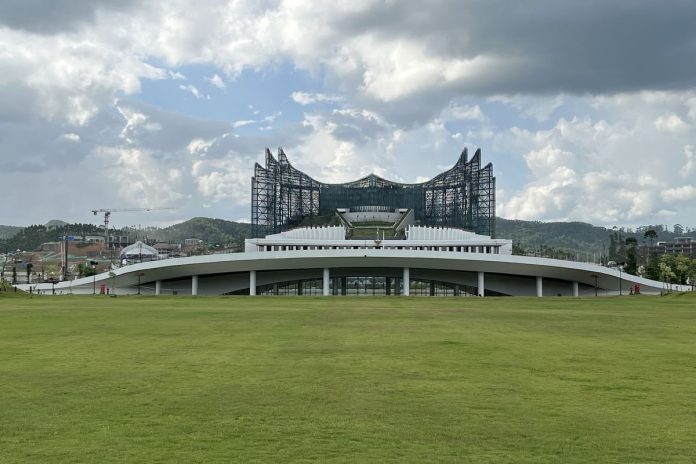 Istana Kepresidenan di Kawasan Inti Pusat Pemerintahan (KIPP), Ibu Kota Nusantara (IKN)