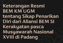 BEM UGM Mundur dari Aliansi Nasional, Protes Intervensi Kekuasaan Tangkapan layar unggahan Instagram BEM KM UGM.(Instagram)