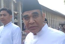 Presiden Prabowo Minta Penyempurnaan Konsep Pokok-Pokok Haluan Negara Ketua MPR RI Ahmad Muzani di Masjid Istiqlal, Jakarta, Jumat (6/6/2025)