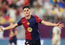 Penyerang Barcelona Pau Victor (Foto: AFP)