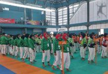 Kabupaten Bantul berhasil mengukuhkan dominasinya dan meraih gelar Juara Umum pada cabang olahraga bela diri Tarung Derajat di ajang Pekan Olahraga Daerah (PORDA) DIY ke-XVII tahun 2025. (Foto: Istimewa)