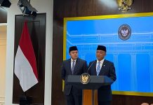Menteri Sekretaris Negara (Mensesneg) Prasetyo Hadi menyampaikan agenda reshuffle Menteri di Kantor Presiden, Jakarta Pusat, Senin (8/9/2025), sesaat sebelum pelantikan menteri baru di Kantor Presiden, Kompleks Istana Kepresidenan, Jakarta Pusat, sore ini. (Foto: Istimewa)