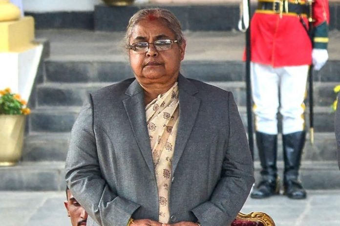 Sushila Karki menjadi kandidat kuat yang didukung Gen-Z untuk menjadi pemimpin eksekutif sementara Nepal setelah PM Sharma Oli digulingkan di tengah demonstrasi besar-besaran di Nepal.(AFP/PRAKASH MATHEMA) Sushila Karki menjadi kandidat kuat yang didukung Gen-Z untuk menjadi pemimpin eksekutif sementara Nepal setelah PM Sharma Oli digulingkan di tengah demonstrasi besar-besaran di Nepal.(AFP/PRAKASH MATHEMA)