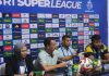 Pelatih PSIM Yogyakarta, Jean-Paul van Gastel, memberikan komentar setelah laga melawan Borneo FC pada Super League 2025-2026, Minggu (14/9/2025) - Foto: Istimewa)